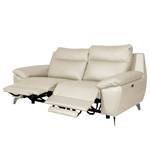 Sofa Kimball  (2 -Sitzer) Echtleder - Creme - Relaxfunktion