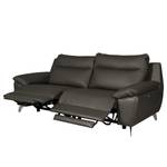 Sofa Kimball  (2,5 -Sitzer) Echtleder - Dunkelgrau - Relaxfunktion