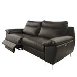 Sofa Kimball  (2,5 -Sitzer) Echtleder - Dunkelgrau - Relaxfunktion