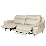 Sofa Kimball  (2,5 -Sitzer) Echtleder - Creme - Relaxfunktion