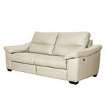 Sofa Lamexa I  (2,5 -Sitzer) Echtleder - Creme - Relaxfunktion