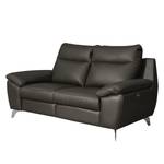 Sofa Kimball  (2 -Sitzer) Echtleder - Dunkelgrau - Relaxfunktion