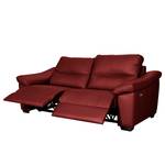 Sofa Lamexa I  (2,5 -Sitzer) Echtleder - Rot - Relaxfunktion