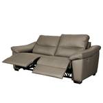 Sofa Lamexa I (2 -Sitzer) Echtleder - Taupe - Relaxfunktion