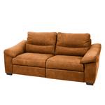 Sofa Lamexa II  (2,5 -Sitzer) Microfaser - Cognac - Relaxfunktion