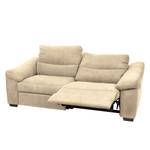 Sofa Lamexa II  (2,5 -Sitzer) Microfaser - Warmes Beige - Relaxfunktion