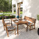 Chaises de jardin Mimo I (lot de 2) Acacia massif - Marron