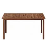 Table de jardin Mimo I Acacia massif - Marron