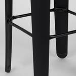 Chaise de bar Gant Frêne massif / Matière plastique - Frêne - Noir