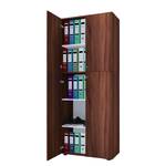 Armoire de bureau Lona Imitation noyer