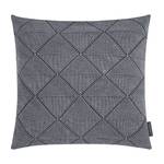 Housse de coussin Purl Tissu mélangé - Gris