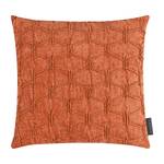 Kussensloop Matrix textielmix - Terracotta