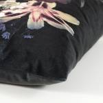 Kussensloop Beverly II textielmix - zwart/koperkleurig