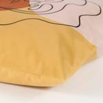 Housse de coussin Modern Tissu mélangé - Jaune mangue