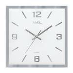 Horloge murale Barranca II Quartz - Argenté / Blanc