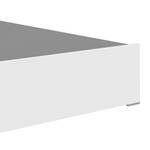 Kinderbett Joker Weiß, Absetzungen Graphit - 140 x 200cm