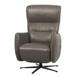 Fauteuil relax Amapa Cuir véritable - Gris