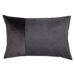 Housse de coussin Harp Polyester - Anthracite - 58 x 38 cm