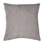 Housse de coussin Cord Polyester - Gris clair - 45 x 45 cm