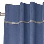 Dekoschal Cord Polyester - Jeansblau