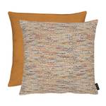 Housse de coussin Tweed Tissu mélangé - Orange