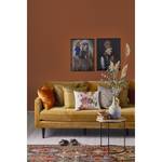 Dekokissen Tweed Mischgewebe - Orange - 45 x 45 cm