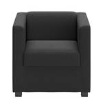 Fauteuil Wilno I Cuir véritable - Noir