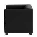 Fauteuil Wilno  VI Cuir pigmenté - Noir