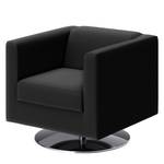 Fauteuil Wilno  X Cuir pigmenté - Noir