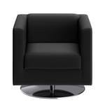 Fauteuil Wilno  X Cuir pigmenté - Noir