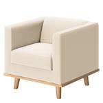 Fauteuil Wilno VIII gepigmenteerd leer - Wit