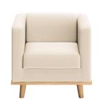 Fauteuil Wilno VIII gepigmenteerd leer - Wit