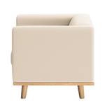 Fauteuil Wilno VIII gepigmenteerd leer - Wit