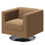 Fauteuil Wilno XX Aspect cuir vieilli - Marron clair