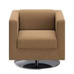 Fauteuil Wilno XX Aspect cuir vieilli - Marron clair