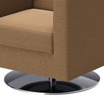 Fauteuil Wilno XX antieke leerlook - Lichtbruin