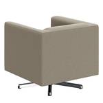 Fauteuil Wilno XIX antieke leerlook - Lichtgrijs