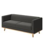 Sofa Wilno VI (2-Sitzer) Pigmentiertes Leder - Anthrazit