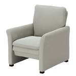 Fauteuil Capoma II antieke leerlook - Lichtgrijs - Breedte: 80 cm