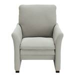 Fauteuil Capoma II antieke leerlook - Lichtgrijs - Breedte: 80 cm