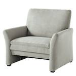 Fauteuil Capoma II antieke leerlook - Lichtgrijs - Breedte: 100 cm