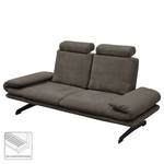 Sofa Beastey I (2-Sitzer) Webstoff - Dunkelgrau