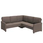 Ecksofa Capoma IV Antiklederlook - Grau