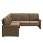 Ecksofa Capoma III Webstoff - Nougat