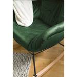 Rocking chair Miles Velours - Vieux vert