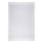 Store plissé sans perçage free Polyester / Aluminium - Blanc - 120 x 130 cm