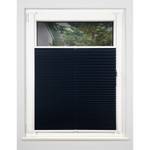 Store plissé sans perçage free Polyester / Aluminium - Bleu - 60 x 130 cm