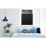 Store plissé sans perçage free Polyester / Aluminium - Noir - 80 x 130 cm