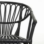 Stuhl Nietta (4er-Set) Rattan - Schwarz