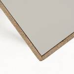 Tisch Newell Eukalyptus massiv / Zement - Braun / Grau